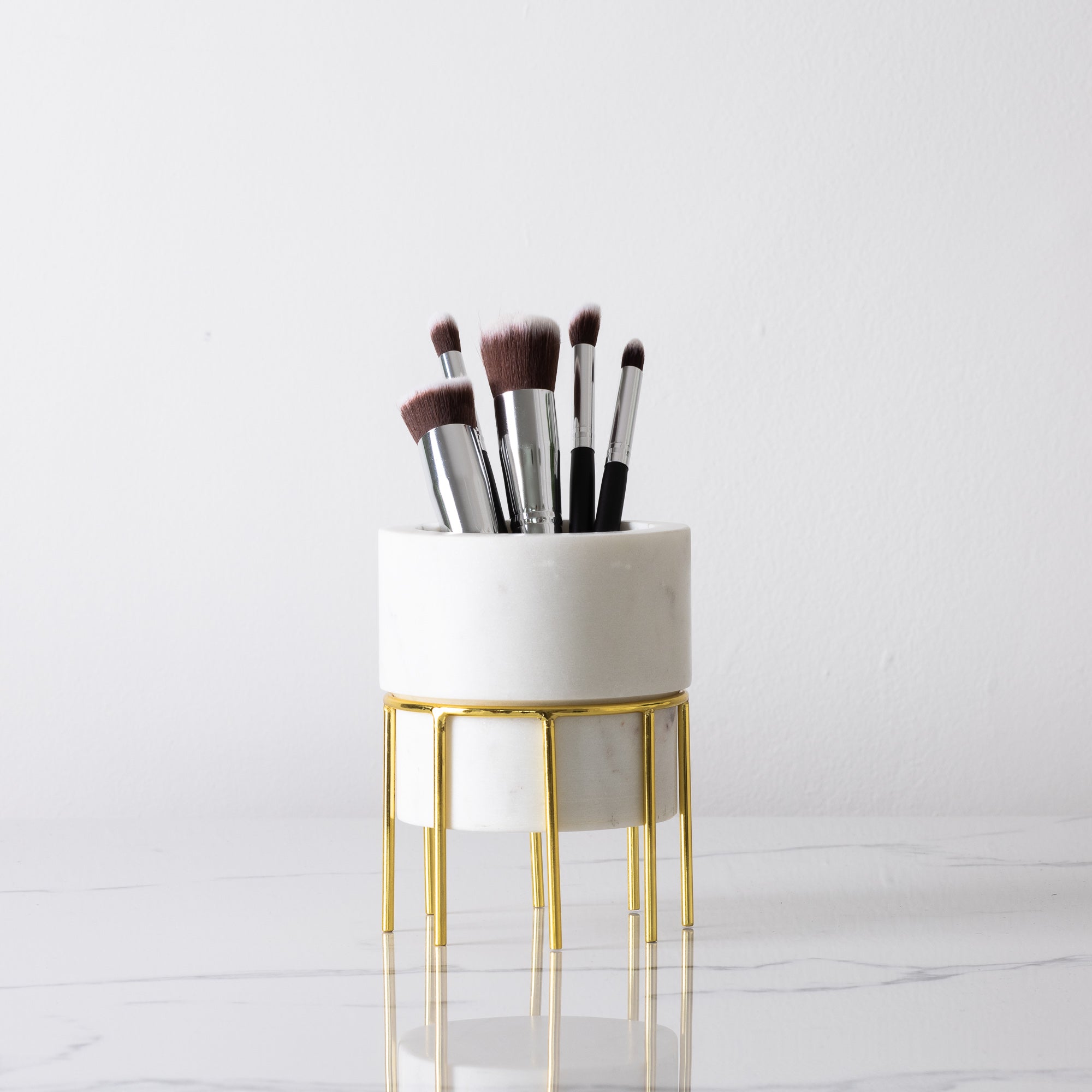 Marble Make Up Brush Holder