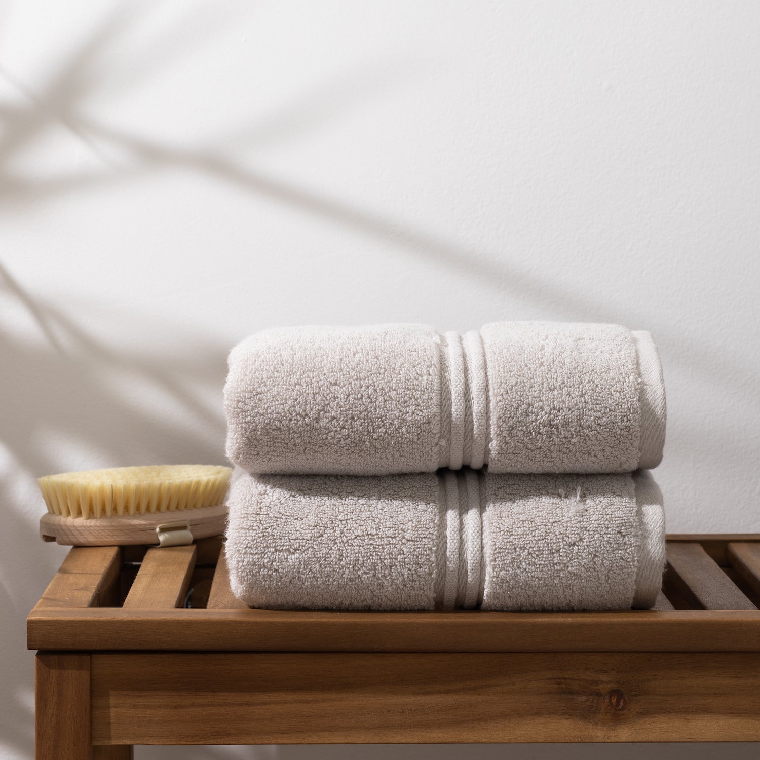 Two Oatmeal Hand Towels