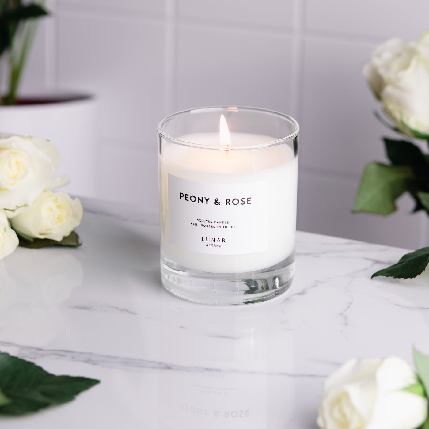 Peony Rose Scented Candle