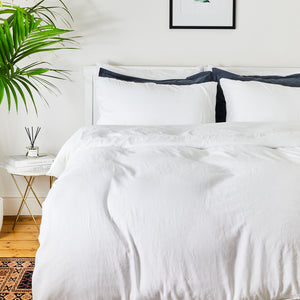 White Bed Sheets Soft Cotton 
