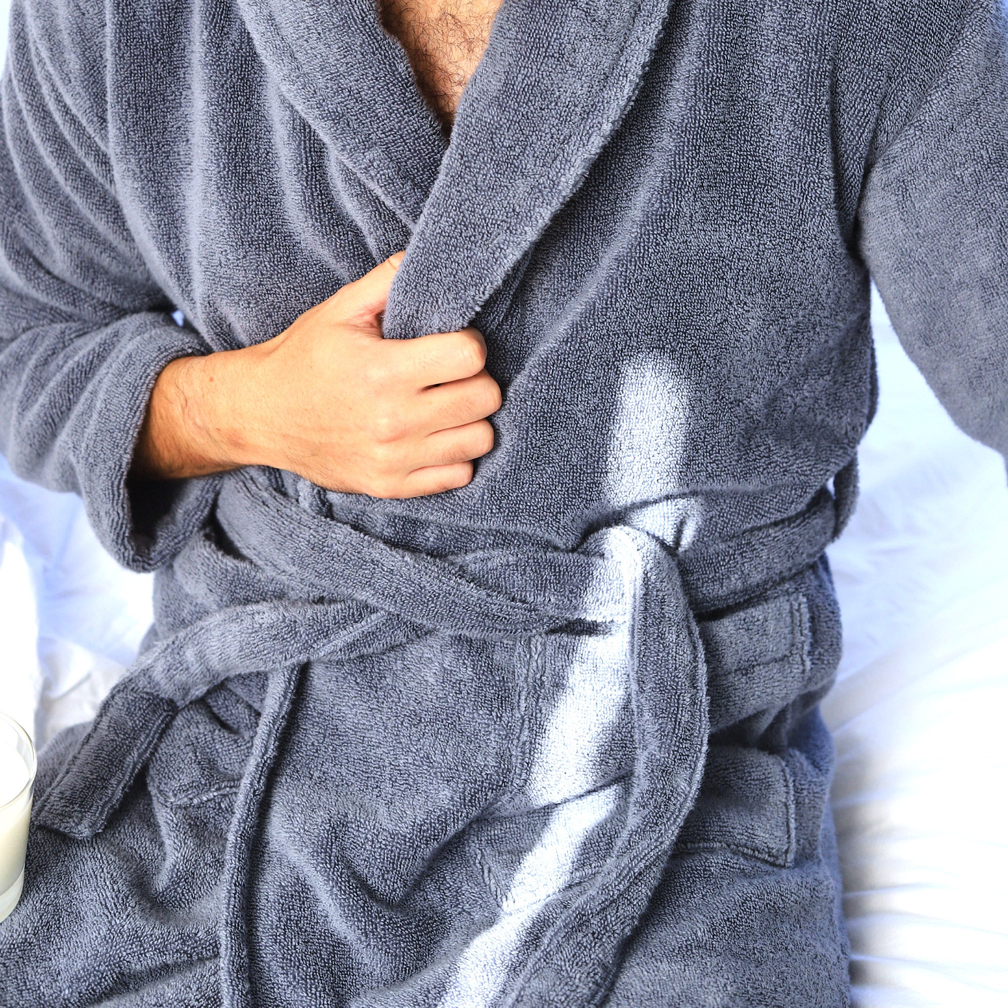 Plush Cotton Bath Robe