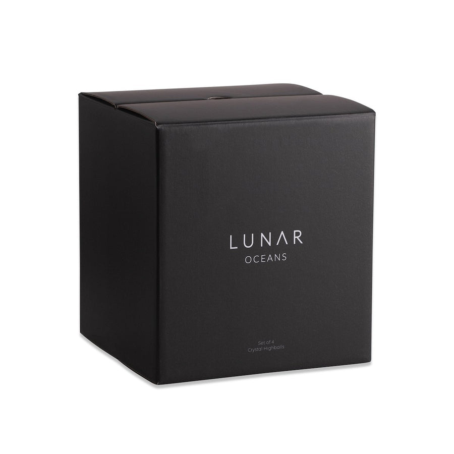 Gift Boxed Highball Glasses by Lunar Oceans