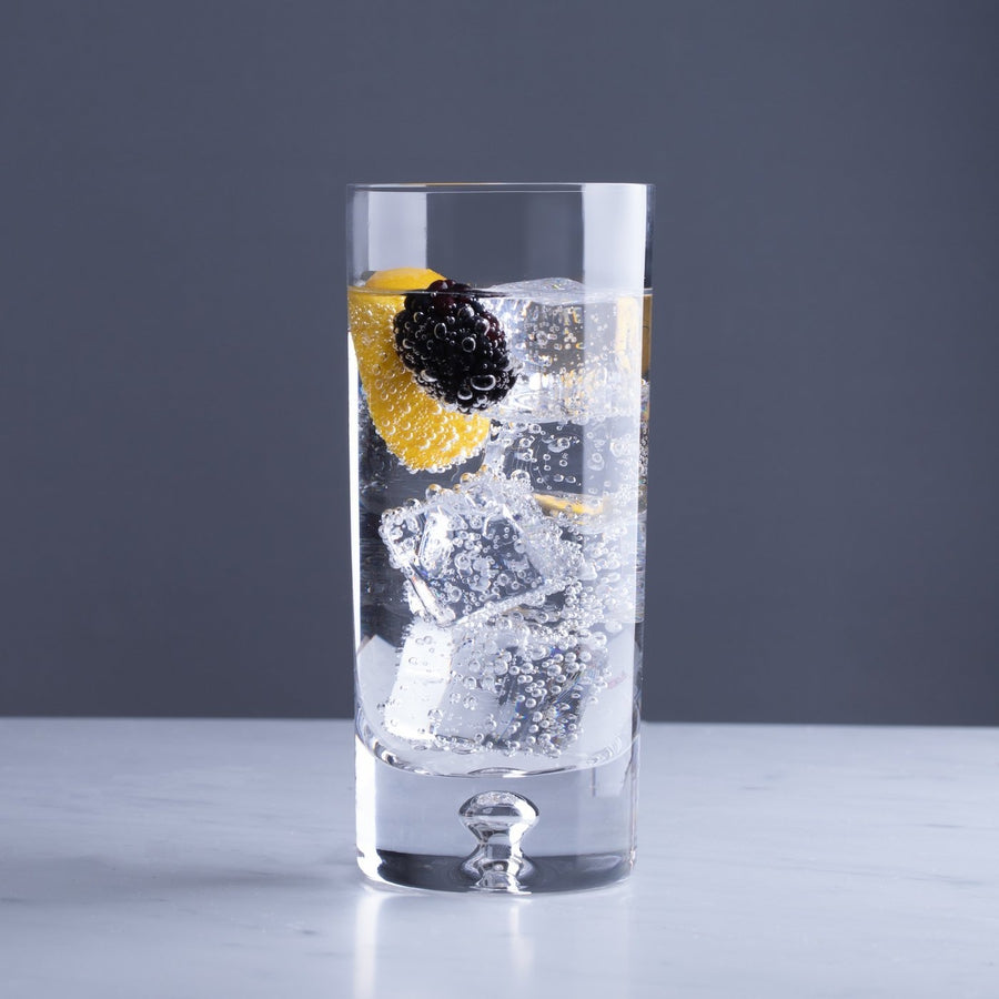 Cocktail Highball Glasses, Crystalline Gin Glasses by Lunar Oceans