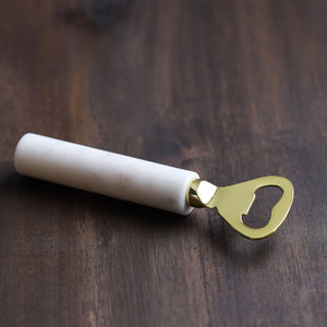 Marble and gold bottle opener by Lunar Oceans