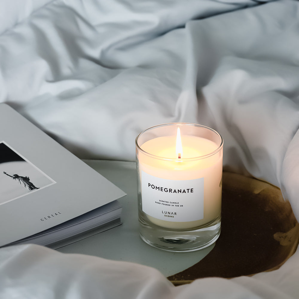 Pomegranate & Rosewood Scented Candle